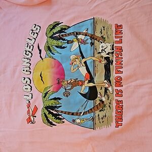 NIKE Los Angeles There is No Finish Line Pink TShirt